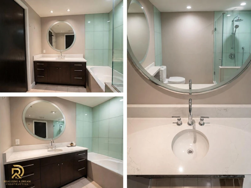 Finished bathroom