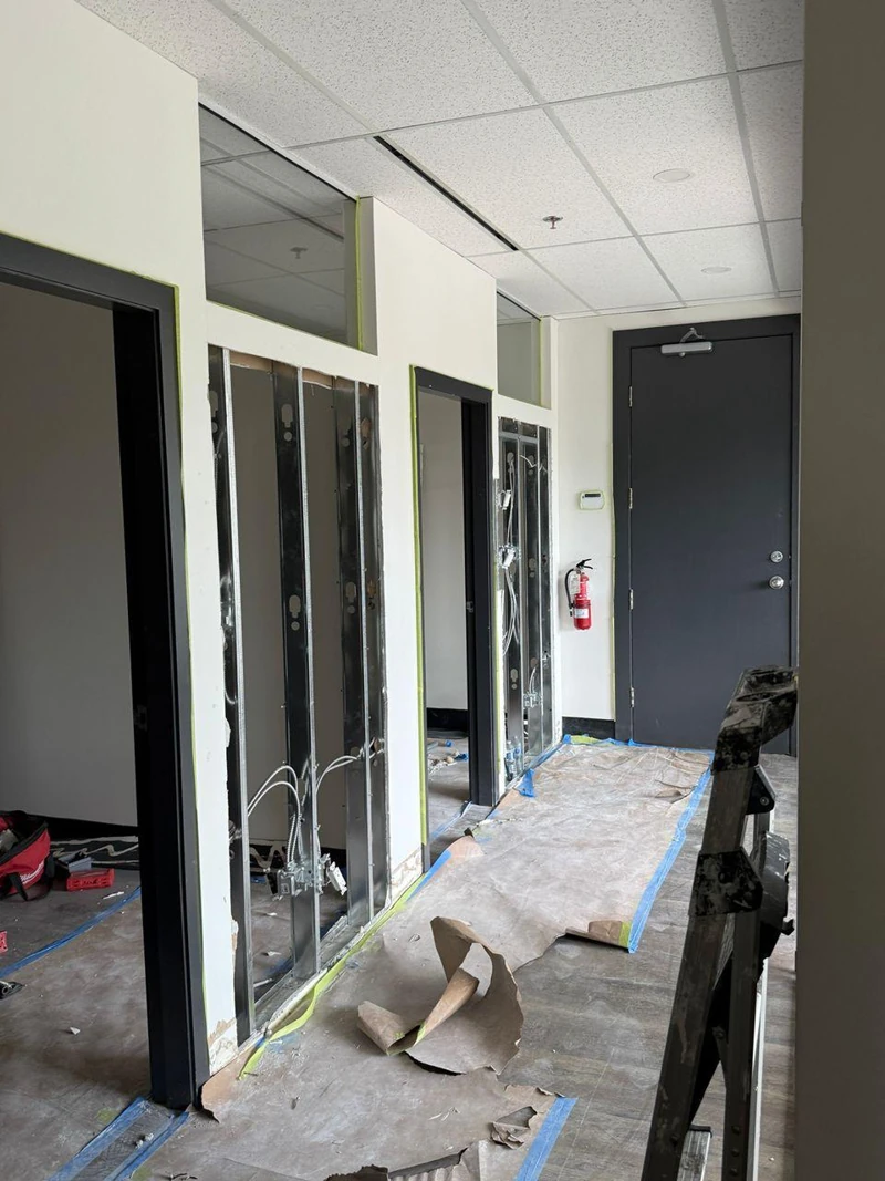 Commercial renovation in progress